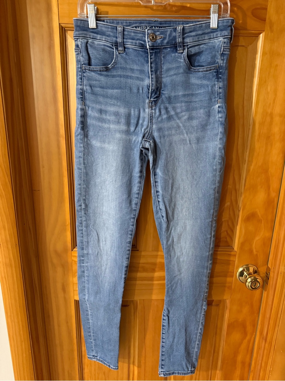 American Eagle Outfitters Women’s Skinny Jeggings- Light Blue